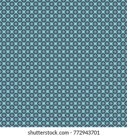 Modern urban dazzle paint. Vector eco-styled background. Seamless impressive Mandalas pattern. Fabric, wallpaper, cloth and textile design. Abstract blue, neutral and violet psychedelic print.