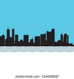 modern urban icon vector illustration logo design.