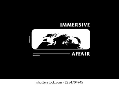 Modern urban vector fashion element suitable for print