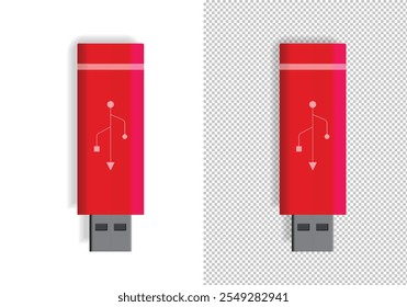 Moderna Ilustración vectorial de unidad flash USB, ícono de dispositivo de almacenamiento de datos portátil, gráfico de Vector de unidad de pluma minimalista. Concepto de Tecnología para el Arte vectorial de transferencia y almacenamiento de datos. 

