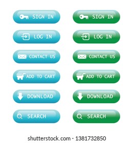 Modern and Useful web button.set of important web button