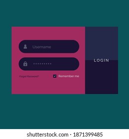 Modern user login, great for any purposes.