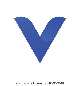 Modern V Latter Logo Templates - Abstract Logo, v letter logo design