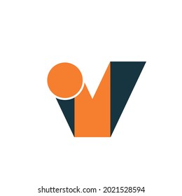 Modern V letter beautiful logo design for business and company.