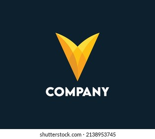 Modern V letter logo IDEA | Creative logo design template.