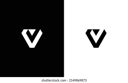 modern v letter logo vector design inspiration