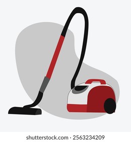 Modern vacuum cleaner. Electrical appliance for cleaning. Vacuum cleaner for home