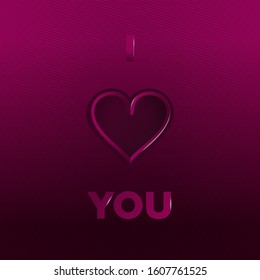 Modern Valentine's Day background concept with heart shaped design suitable for advertisement, banner, and gift card
