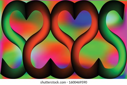 Modern valentine's day background,Abstract red banner for valentines day. Happy valentines day sign. Vector llustration for 14 february. Greeting card with hearts. Vector design element. 