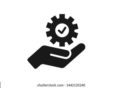 Modern value icon, top service rating icon on white background 