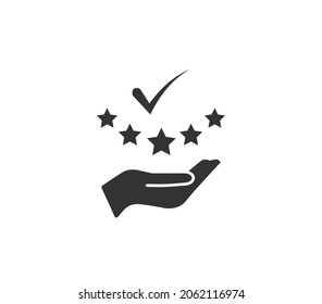 Modern Value Icon, Top Service Rating Icon On White Background