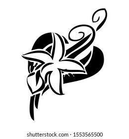 Modern vanilla icon emblem vector