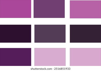 Modern various color plate design