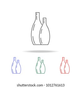 Modern vase icon. Element of furniture and household multi colored icons for mobile concept and web apps. Thin line icon for website design and mobile app. Premium icon on white background