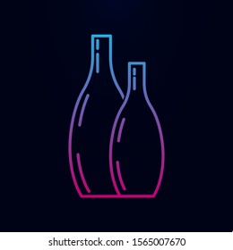 Modern vase nolan icon. Simple thin line, outline vector of household icons for ui and ux, website or mobile application