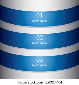 modern vector abstract 3d cylinder infographic