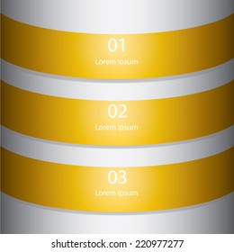 modern vector abstract 3d cylinder infographic