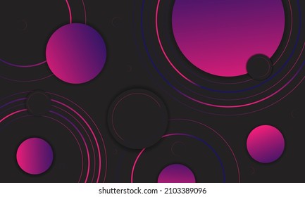 modern vector abstract background with circle elements eps 10