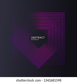 Modern vector abstract background with colored lines. Illustration suitable for design