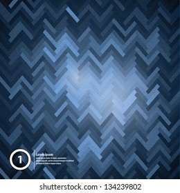 Modern vector abstract background. Futuristic mosaic and lights. Dark wallpaper with lights. Ornate base. Fresh colors.