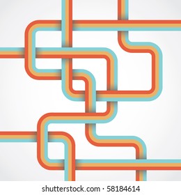 Modern vector abstract background with lines, gradients