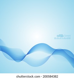 Modern vector abstract background with soft lines.