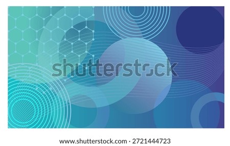 modern vector abstract background with spheres, circles, hexagons , cover or brochure geometric design template.