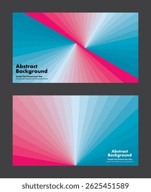 Modern vector abstract background with vibrant gradient stripe colors magenta to blue, features dynamic rays and diagonal patterns, creating a visually striking and energetic. For cover page, banner.