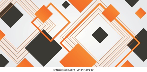 Modern vector abstract background for wallpaper, Orange and light White colors black combination. business brochure cover, list, page, book, card, banner, sheet, album, art template design. Vector