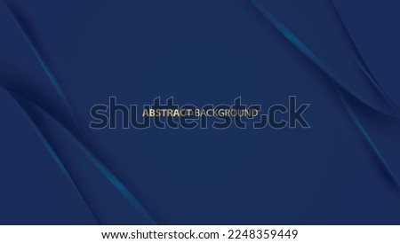 Modern vector abstract background for wallpaper, banners, invitations, luxury vouchers, and prestigious gift certificates. Premium background design with dark blue line patterns.