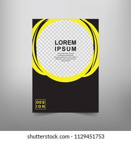 Modern Vector abstract book cover template. Vector of modern abstract background
