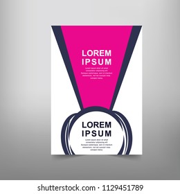 Modern Vector abstract book cover template. Vector of modern abstract background
