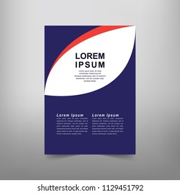 Modern Vector abstract book cover template. Vector of modern abstract background
