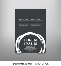 Modern Vector abstract book cover template. Vector of modern abstract background
