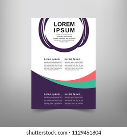 Modern Vector abstract book cover template. Vector of modern abstract background
