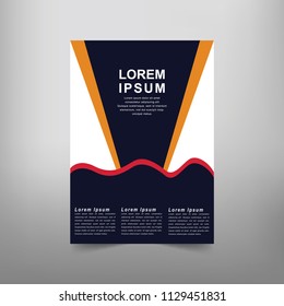 Modern Vector abstract book cover template. Vector of modern abstract background
