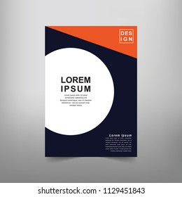 Modern Vector abstract book cover template. Vector of modern abstract background
