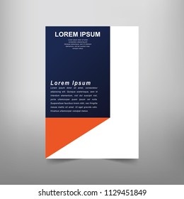 Modern Vector abstract book cover template. Vector of modern abstract background
