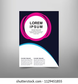 Modern Vector abstract book cover template. Vector of modern abstract background
