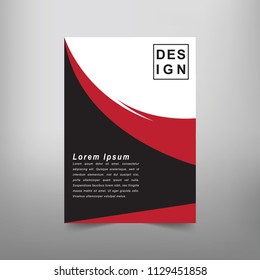 Modern Vector abstract book cover template. Vector of modern abstract background
