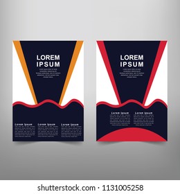Modern Vector abstract book cover template. Vector of modern abstract background