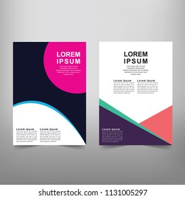 Modern Vector abstract book cover template. Vector of modern abstract background