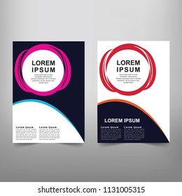 Modern Vector abstract book cover template. Vector of modern abstract background