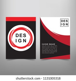 Modern Vector abstract book cover template. Vector of modern abstract background