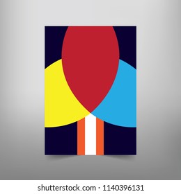Modern Vector abstract book cover template. Vector of modern abstract background
