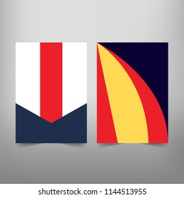 Modern Vector abstract book cover template. Vector of modern abstract background
