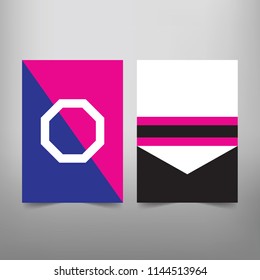 Modern Vector abstract book cover template. Vector of modern abstract background

