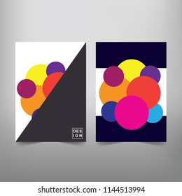 Modern Vector abstract book cover template. Vector of modern abstract background
