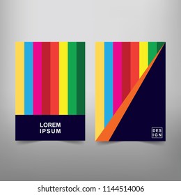 Modern Vector abstract book cover template. Vector of modern abstract background
