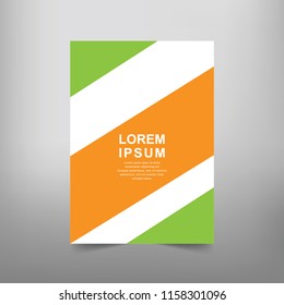 Modern Vector abstract book cover template. Vector of modern abstract background